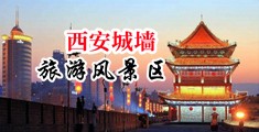 抽插逼了视频中国陕西-西安城墙旅游风景区